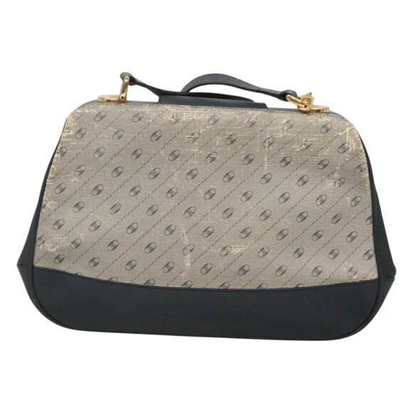 GUCCI Shoulder Bag PVC Leather Navy Gold 116 02 107 Auth ep9165 - Picture 2 of 16